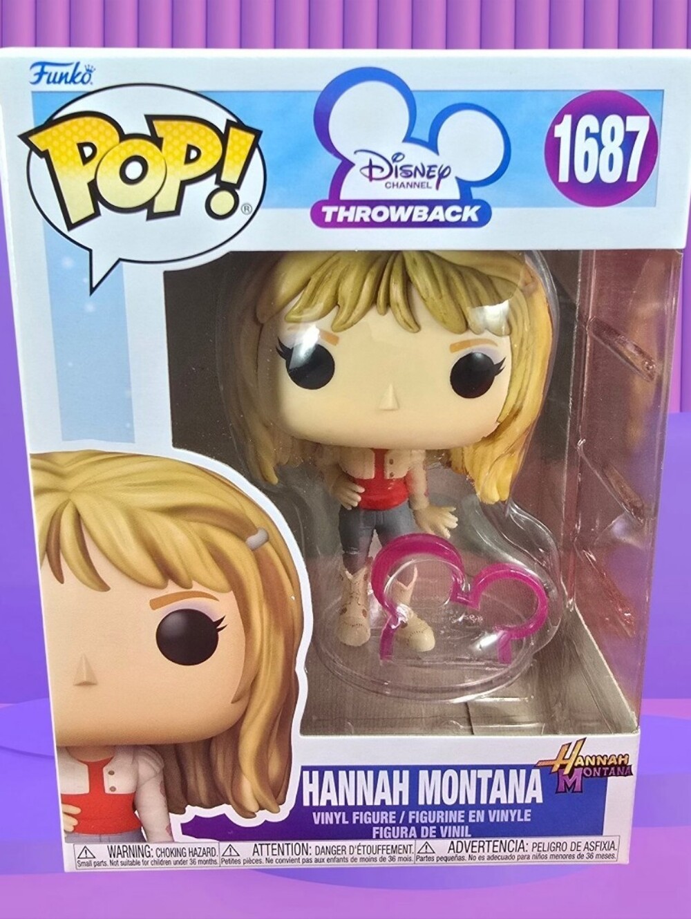 Funko Pop! Vinyl:  Hannah Montana #1687 (Nib) With Pop Protector